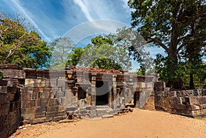 Shiva devale Shiva temple ruins in ancient city Pollonaruwa, Sri Lanka