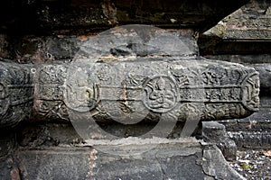 Stone architecture of Shiva Dol of Sivasagar, Assam, India photo