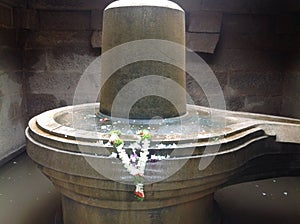 Shiva Linga in Water