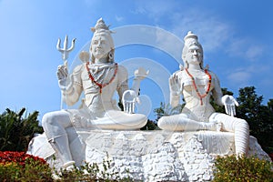 Shiva Parvathi statues