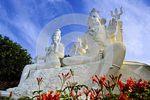 Shiva and Parvati on top of the Kailasagiri hill, Vizag photo