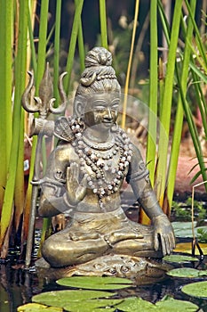 Shiva statue from copper