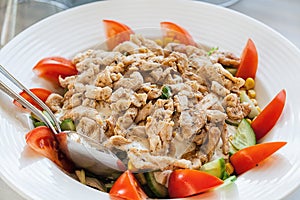 Shoarma salad