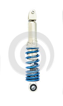 Shock absorber isolated on white background ,with Clipping Path