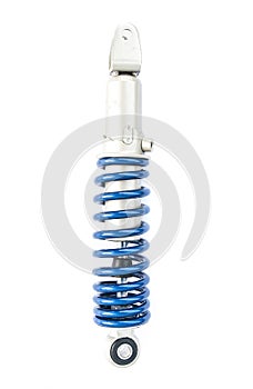Shock absorber isolated on white background ,with Clipping Path