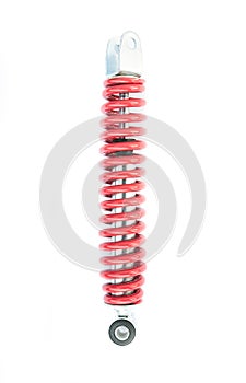 Shock absorber isolated on white background ,with Clipping Path