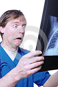 Shock over x ray