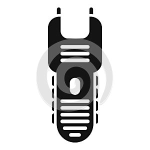 Shock taser icon simple vector. Gun stun