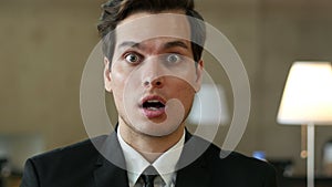 Shocked, Surprised Man Portrait
