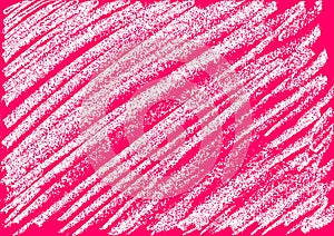 Shocking pink color crayon reverse background pattern hand drawn