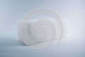 Shockproof material Polyethelene foam isolated on white background
