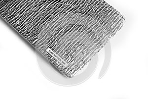 Shockproof material Polyethelene foam on white background