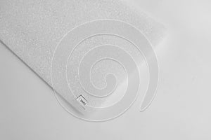 Shockproof material Polyethelene foam on white background