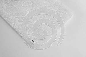 Shockproof material Polyethelene foam on white background