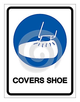 Shoe Covers Symbol Sign ,Vector Illustration, Isolate On White Background Label. EPS10