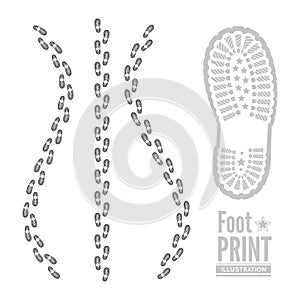 Shoe print