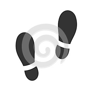 Shoe prints or Footprint icon