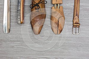 Shoe products with a matching belt