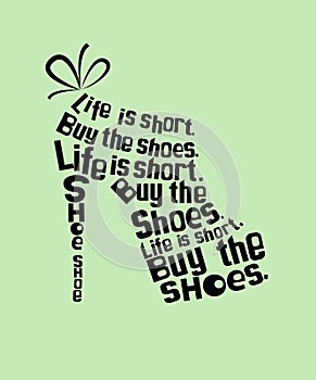 Shoe from quotes