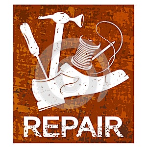 Shoe repair poster