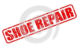 SHOE REPAIR red stamp text