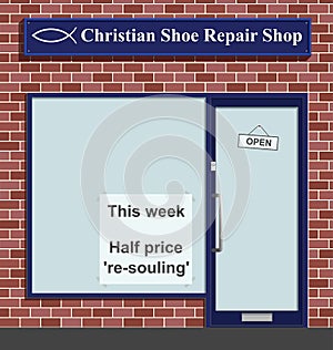Shoe repair shop