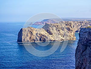 The shoe rock star at Cabo de Sao Vicente in Algarve