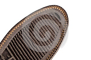 Shoe sole with a strong pattern