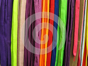 Shoelaces all colors photo