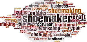 Shoemaker word cloud