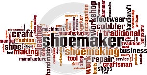 Shoemaker word cloud