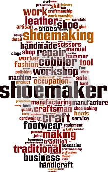 Shoemaker word cloud