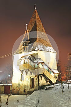 The shoemakers tower of Sighisoara citadel photo