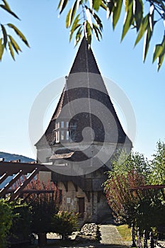 The Shoemakers` Tower in Sighisoara, Romania. photo