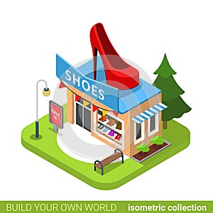 Shoes boots fashion boutique shop shoe shape build