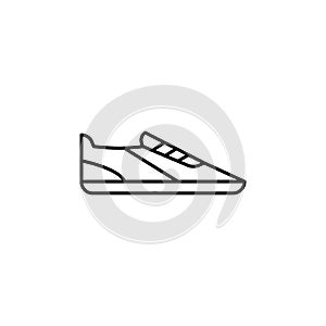 shoes, bowling line icon. Signs and symbols can be used for web, logo, mobile app, UI, UX