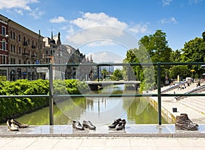 Shoes on the bridge