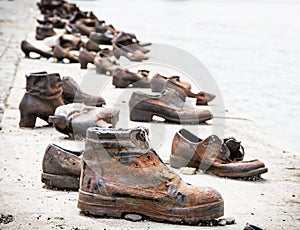 Shoes on the Danube bank is a memorial in Budapest, Hungary