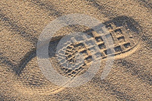 Shoes footprint