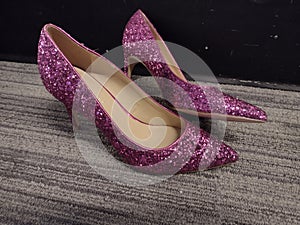 Shoes, Glittery Pink Party Pumps, High Heels