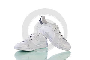 Shoes isolated on the white background with clipping path