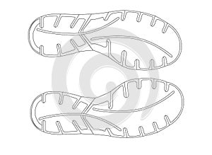 Shoes outsole pattern sample4