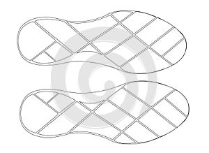 Shoes outsole pattern sample5