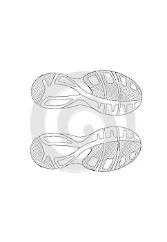 Shoes outsole pattern sample6