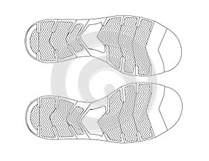 Shoes outsole pattern sample8