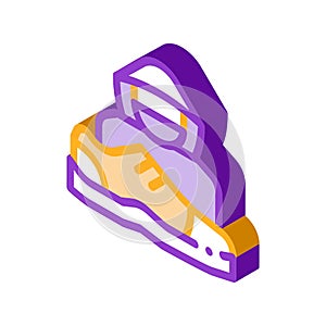 Shoes Shoplifter Human isometric icon vector illustration photo