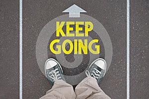 Shoes, trainers - keep going