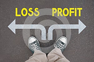 Shoes, trainers - loss, profit