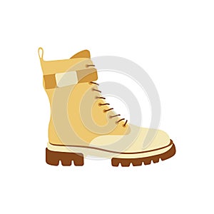 Shoes vector. Women shoes logo. Colored warm boots. Shoes icon on a white background vector. Women high boots. Shoes