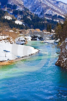 Shogawa River at Gassho-zukuri Village